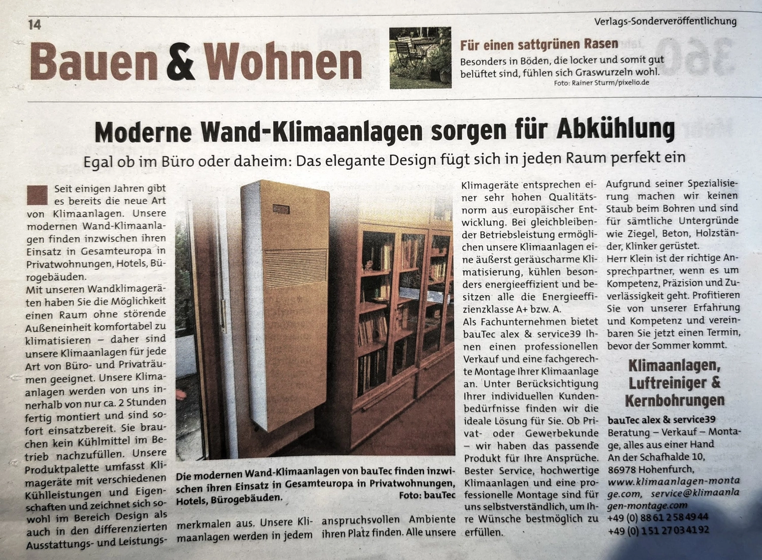 Service39 - Klimaanlagen - Zeitung